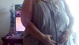 Big Tits Rip Out During Wild Striptease!