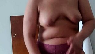 putinha cavala strips teasing her fat chubby body for hardcore pov