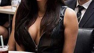 bored boss lady in leather heels craves office adventure part 2