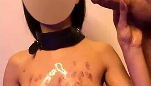 Master drips candle wax on sub slut in intense roleplay domination 🔥🕯️😩