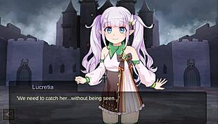 enslaved futanari dreams in bondage realms gameplay with justice sleeping cute