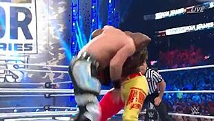 Seth Rollins battles Austin Theory and Bobby Lashley in Survivor Series wrestling! 💥🥊