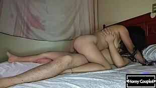 hot girl grinds her ass so good on my dick