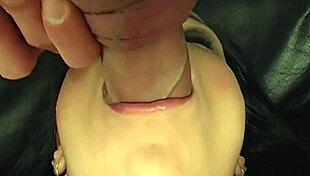 laura lions cougar milf deepthroats rides big cock in fishnets heels stockings