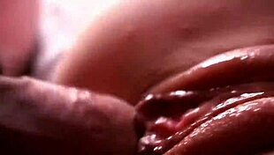 i cant stop staring at that extreme close-up of sperm drippin down her wet pussy