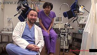 curious about jackie banes' secret gyno exam by nurse lilith rose on hidden hospital cam?