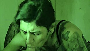 Autumn Sunshine Devours Massive Monster Cock with Sloppy Sucking Action