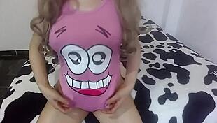 Horny Latina teen stepsis teases with shaved pussy but denies creampie entry