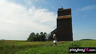 Hey, Check Out Jenessa Dawn's Farm Pussy Reveal Outdoors!