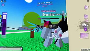 player goes all out dominating roblox match