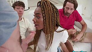 Chanel Skye Shares Fiance in Ebony Fourway Deepthroat Doggystyle Surprise
