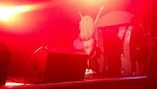 Lady Gaga's Revealing Strip Tease Show