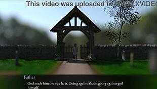 i slip into translucydity's shemale roleplay craving her small tits and cock in this crossdressing play ending one