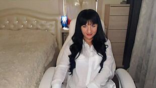 helga and jessy share the sweetest lingerie tease with perky nipples and stockings