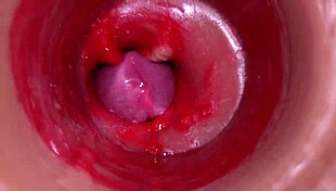 close up pov monster cock creampie fucks deep into vagina cervix