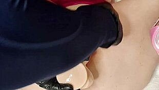 Lady Lazarus' Puffy Pussy Lips Quiver as Fake Doctor's Vibrator Makes Her Explode