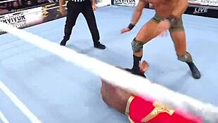 Seth Rollins battles Austin Theory and Bobby Lashley in Survivor Series wrestling! 💥🥊