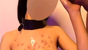 Master drips candle wax on sub slut in intense roleplay domination 🔥🕯️😩