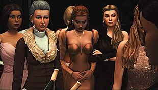 Shemale bride pounds stepdaughter's fiance ass before wedding vows sims 4