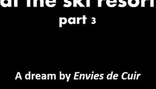 Leather-clad brunette with big tits gets fucked publicly in car at ski resort?