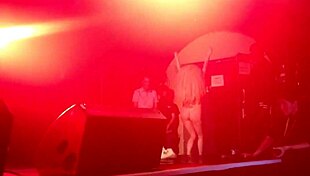 Lady Gaga's Revealing Strip Tease Show