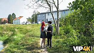 Vip4k Redhead Shows Lingerie Fucks Publicly Before Boyfriend's Eyes