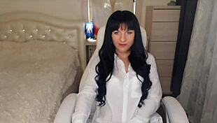 helga and jessy share the sweetest lingerie tease with perky nipples and stockings