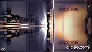 oh man this sexy doctora pole dances shakin her juicy ass im goin crazy!!