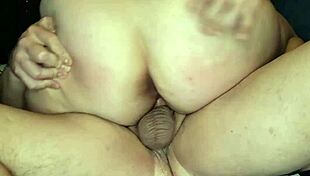 thick ass drops on huge cock pulsing cum deep inside