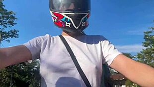 grabbed didi client sans bra he spots my huge natural tits latina