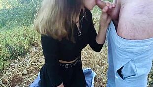 my husband's best friend fucks my wet latina pussy doggystyle in public park creampie