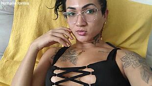 trans crossdresser gets rock hard just how you like it ready to sit