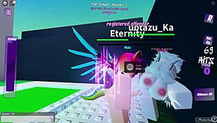 player goes all out dominating roblox match