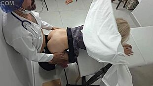 Taboo stepmom fucked by gyno doctor beside stepdaughter