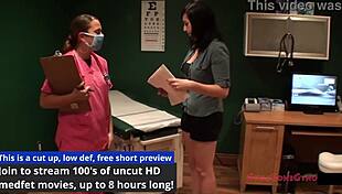 ever wonder how embarrassing a gyno exam gets tina lee comet with doctor tampa and nurse angel rose??