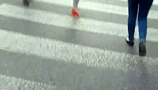 Raw Candid Street Voyeur Captures Hidden Ass Views