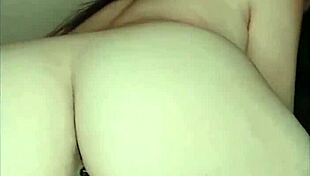 Redhead vintage whore gloves her ass deep!