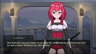 enslaved futanari dreams in bondage realms gameplay with justice sleeping cute