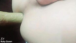 Hot Ladyboy Ruby Queen Anal Penetration Closeup