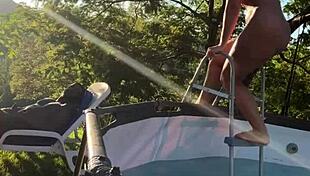 Asiatica rides bbc outdoors on farm cowgirl cum in mouth