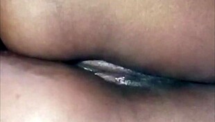 super close-up on that shaved hairless african ebony pussy gettin licked homemade british style