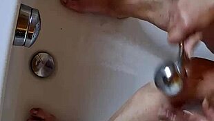 dirty chubby feet washed in bathtub 🦶🛁💦