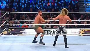 Seth Rollins battles Austin Theory and Bobby Lashley in Survivor Series wrestling! 💥🥊