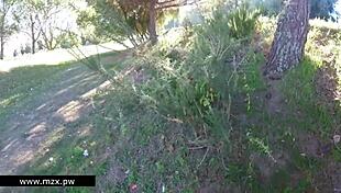 Public Couple Dumps Loads During Outdoor Sex Romp