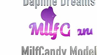 Milfcandy model daphne dreams takes first huge bbc gangbang outdoors