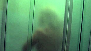 Panicked Sexy Shower Girl Reveals Nude Boobs Hairy Tits Bathing