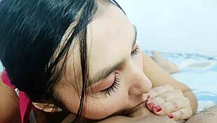 damn your stepsis is so hot sucking stepbro cock then riding reverse cowgirl pov tight pussy