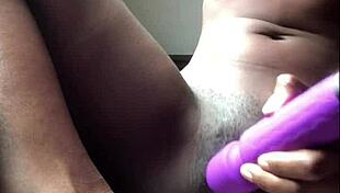 Sneak Away For Creamy Cum In Tight Ebony Pussy