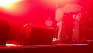 Lady Gaga's Revealing Strip Tease Show