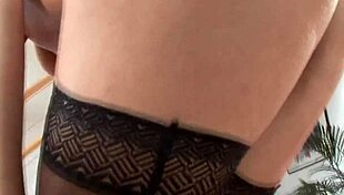 Striptease Tease Leads to Double Dildo Deep Penetration!